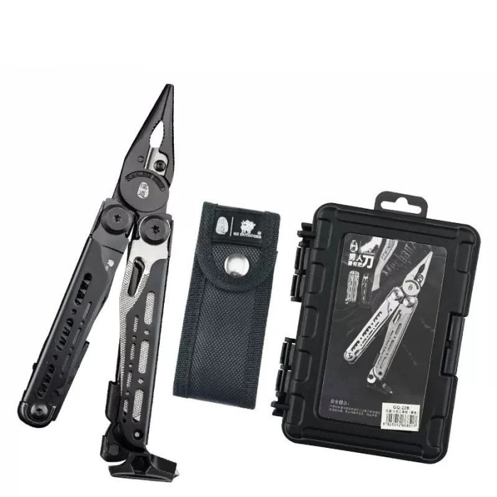 Мультитул HX Outdoors GQ-22B, черный  