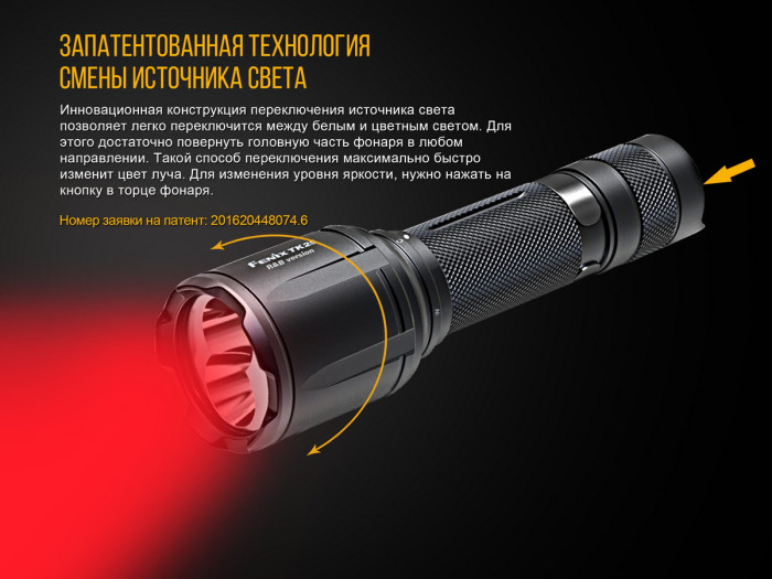 Тактический фонарь Fenix TK25 R&B XP-G2 (S3), 1000 люмен  