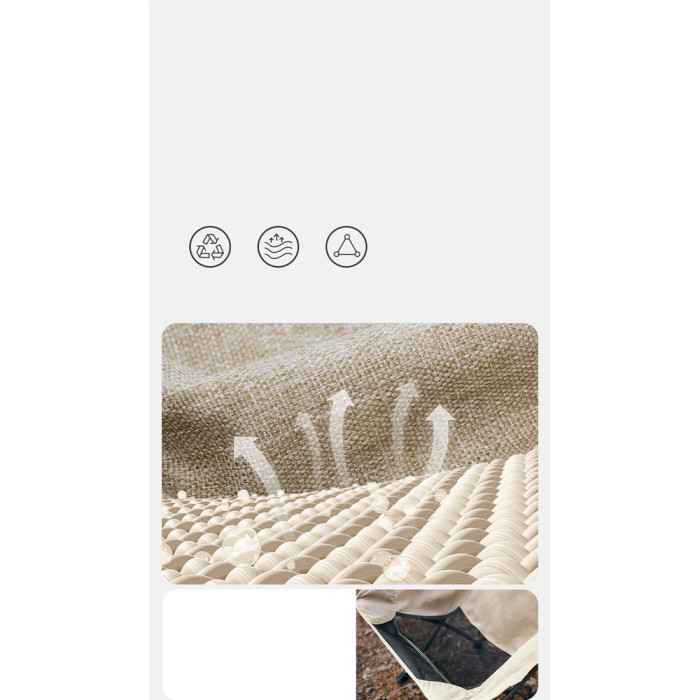 Стул складной Naturehike Stellaluna T02J CNK2350JJ010, бежевый  