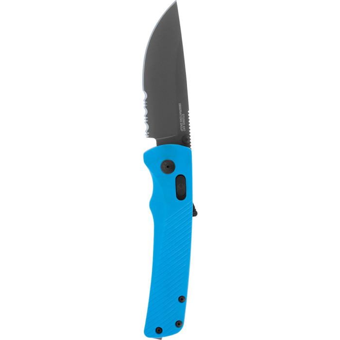 Нож SOG Flash AT, Civic Cyan MK3 // Partially Serrated (SOG 11-18-04-57)  