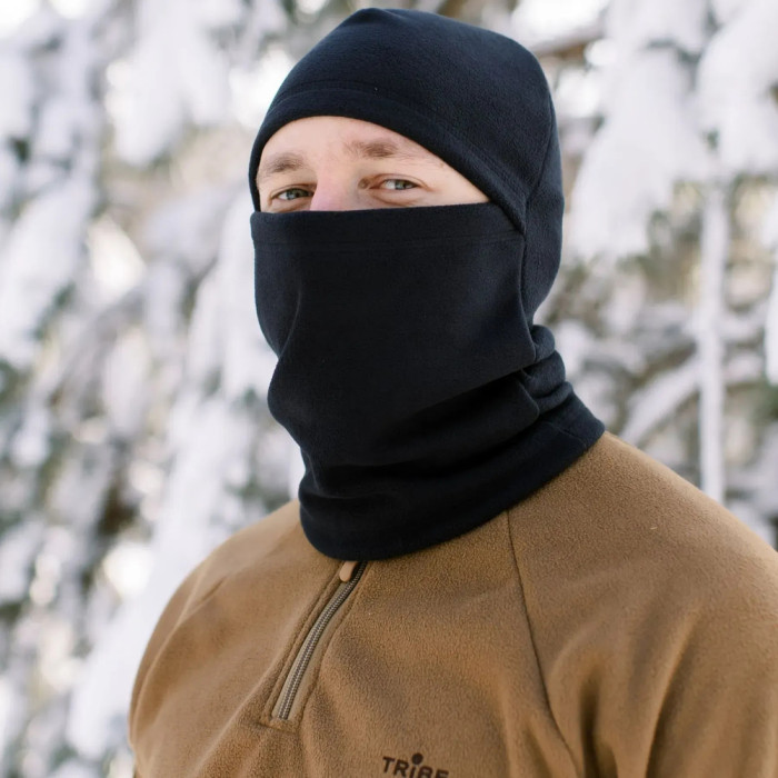Балаклава флисовая Tribe Fleece Balaclava T-KF-0021 OS, black  