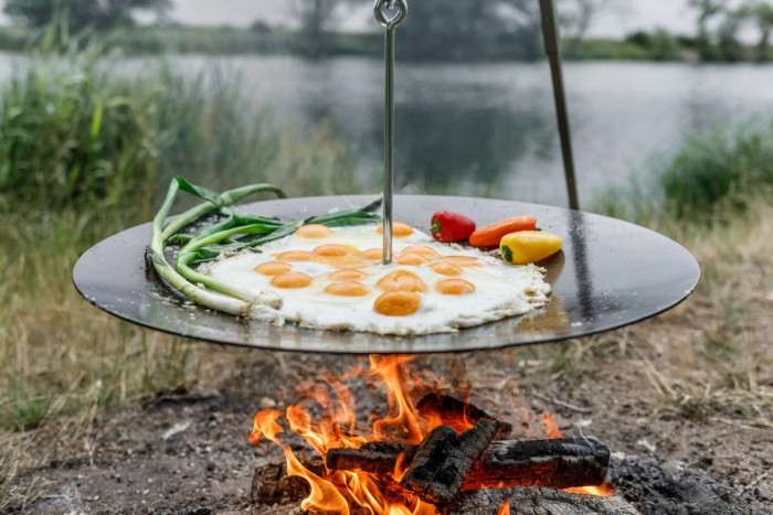 Планча-гриль подвесная Petromax Hanging Fire Bowl for Cooking Tripod  