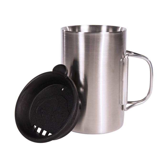 Термокружка с крышкой Tatonka Thermo 350, Silver/Black (TAT 4081.000)  