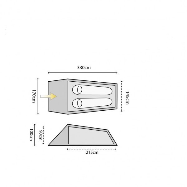 Палатка Highlander Blackthorn 2 HMTC  