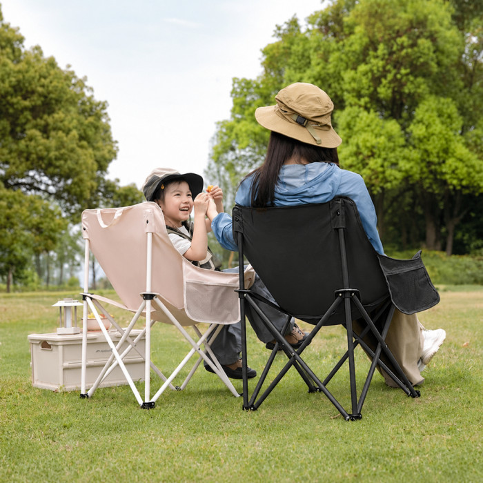 Кресло туристическое складное Naturehike Stellaluna T01 CNH23JU13002, L, черный  