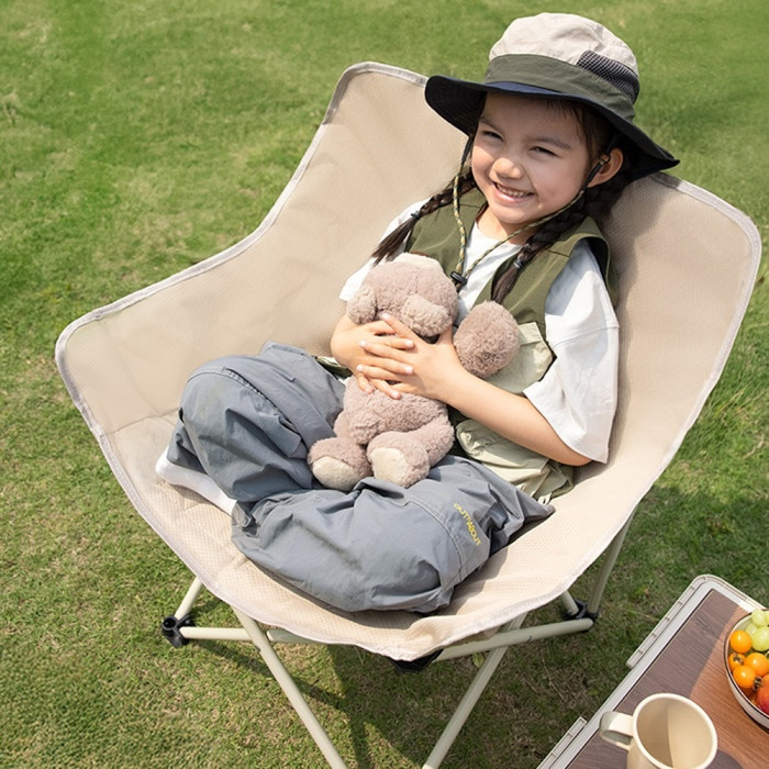 Кресло туристическое складное Naturehike Stellaluna T01 CNH23JU13002, L, черный  
