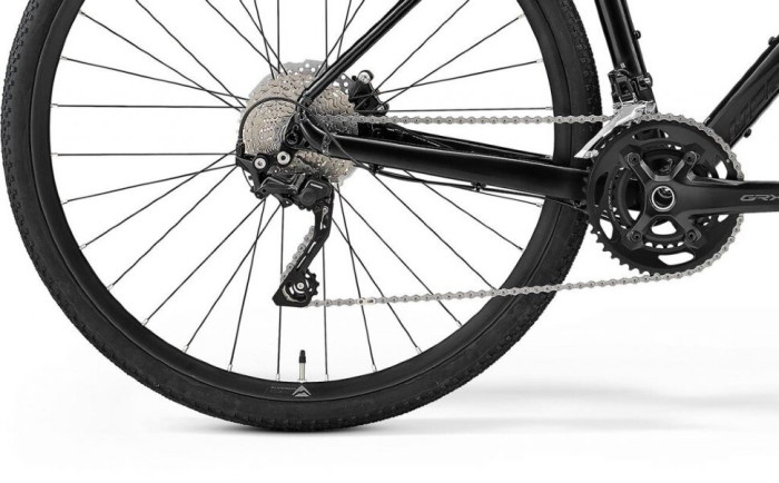 Велосипед Merida 2021 silex 400 xl glossy black(matt black)  