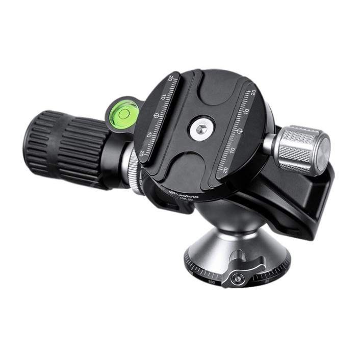 Головка штативная Leofoto MH-60 с зажимом ARCA. с ручкой и уровнем  