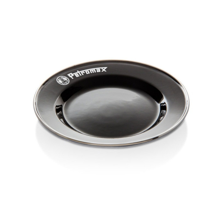 Набор тарелок эмалированных Petromax Enamel Plates 22 см Черный (2 шт)  