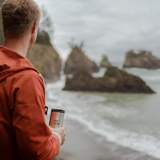 Термочашка Klean Kanteen TKWide Cafe Cap Brushed Stainless 473 мл  