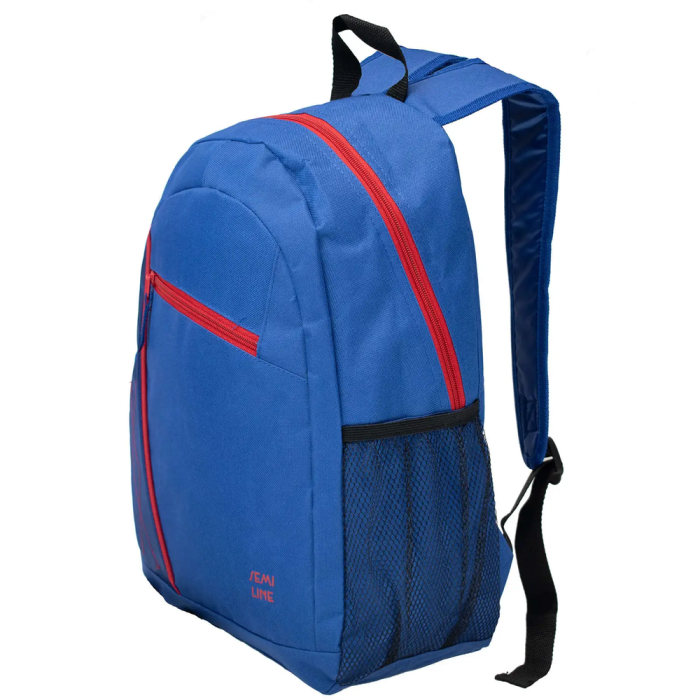 Рюкзак городской Semi Line 19 Blue/Red Elements (A3038-6)  