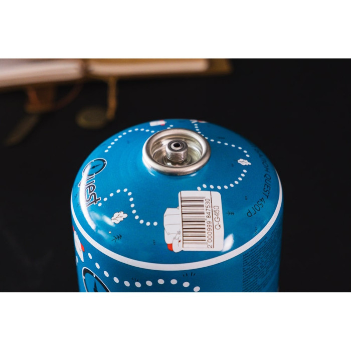 Набор из 12 шт газовых баллонов резьбовых бутановых Quest, 450гр  