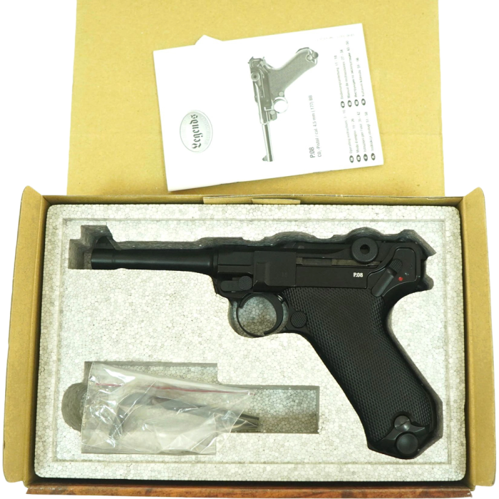 Пневматический пистолет Umarex Legends Luger P08 Blowback кал.4,5мм (5.8142)  