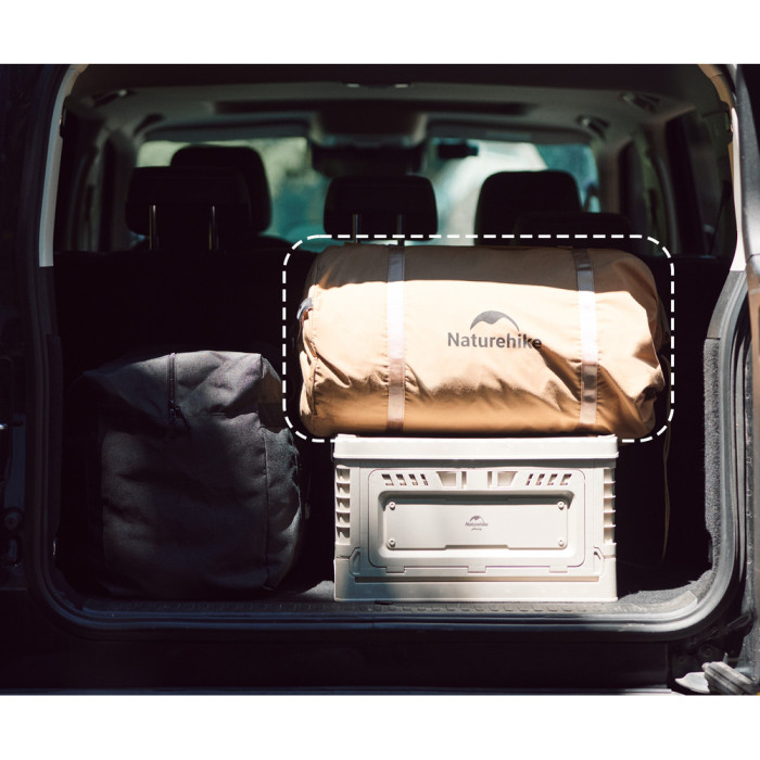 Палатка одноместная с тентом Naturehike CNK2450WS026, коричневая  