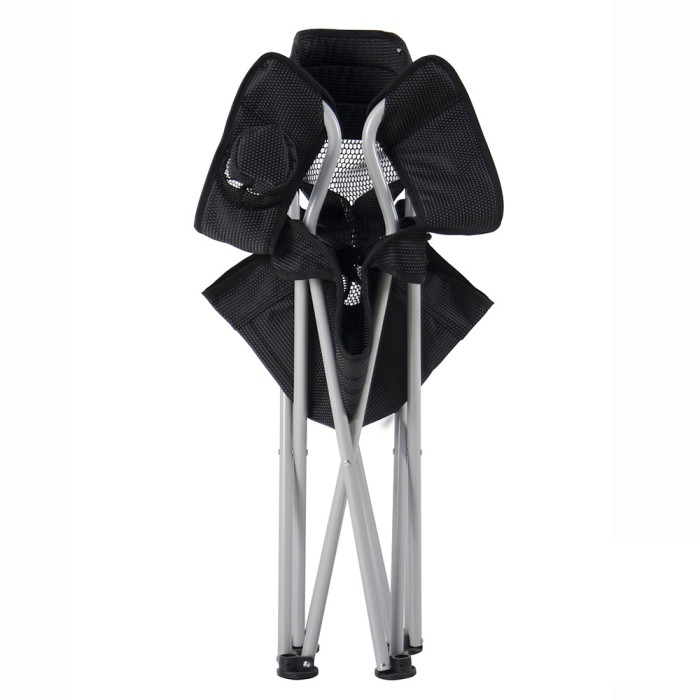 Складное кресло Vitan Берег d19 мм (черный)  