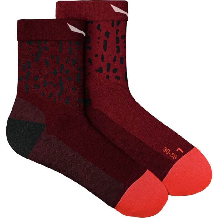 Носки Salewa MTN TRN SAL AM W QRT SOCK 69025 1501 - 39-41 - бордовый  