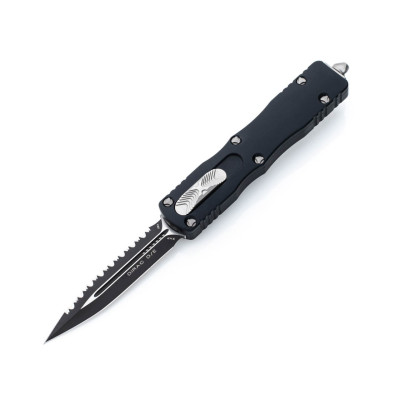 Нож Microtech Dirac Double Edge Black Blade FS серрейтор (225-3)