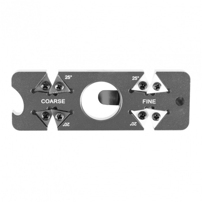 Точилка карманная THE EDGE edc SHARP, серебряный  