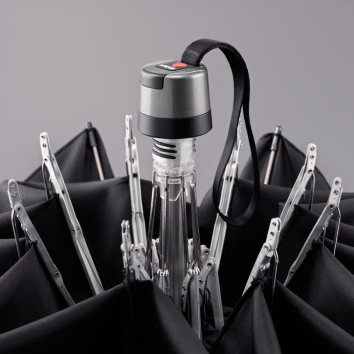 Зонт Knirps T.010 Dot Art Black Мех/Складной/8спиц /D95x18см  