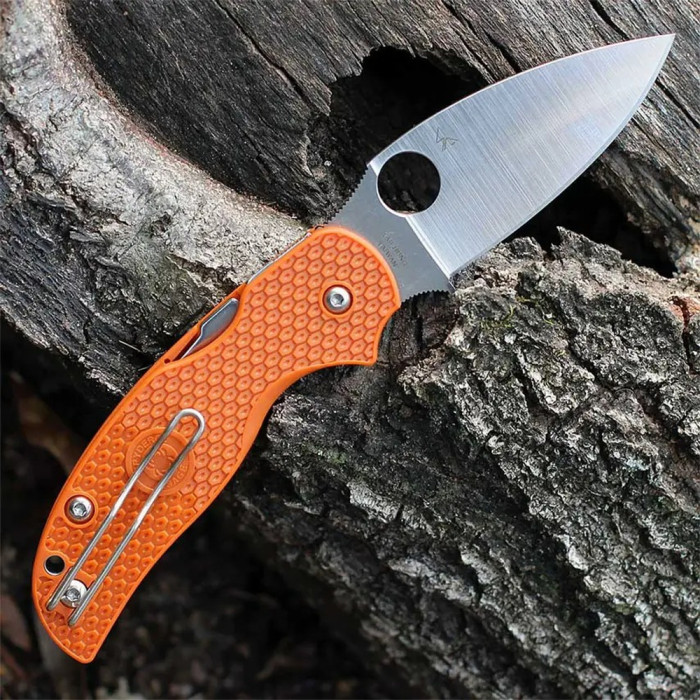 Нож Spyderco Sage 5 Lightweight, CPM REX 121, FRN orange  