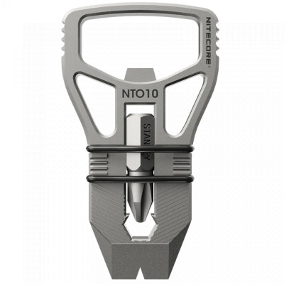 Мультитул Nitecore NTO10 (4 функции), титановый сплав