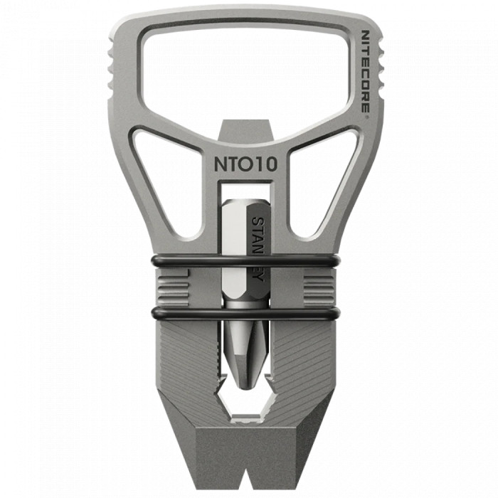 Мультитул Nitecore NTO10 (4 функции), титановый сплав  