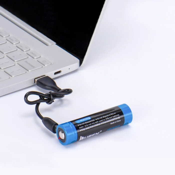 Аккумулятор Wuben 18650 (2600мАч) Type-C  