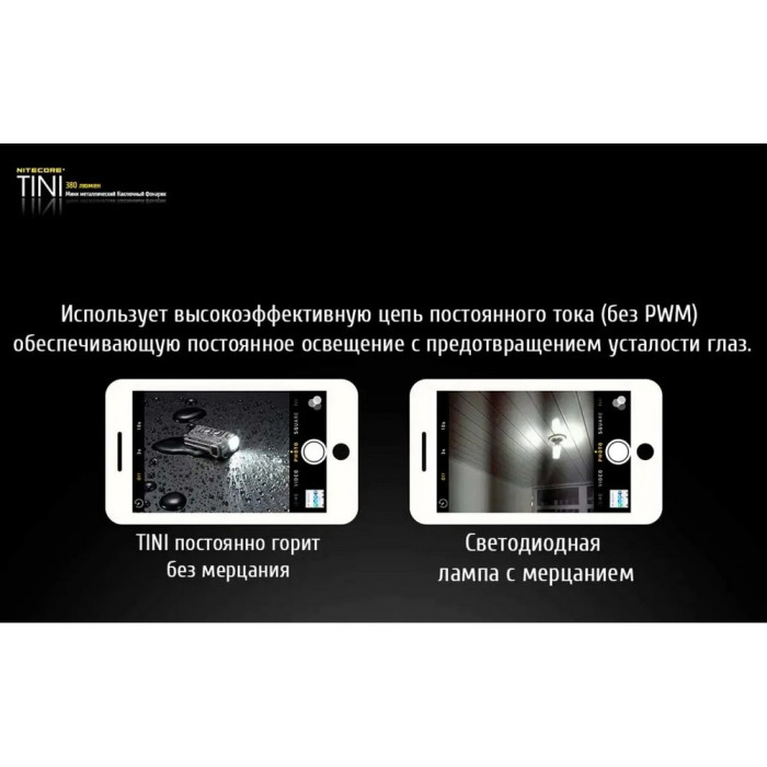 Фонарь наключный Nitecore TINI Cu (Cree XP-G2 S3 LED, 380 люмен, 4 режима, USB), медный  