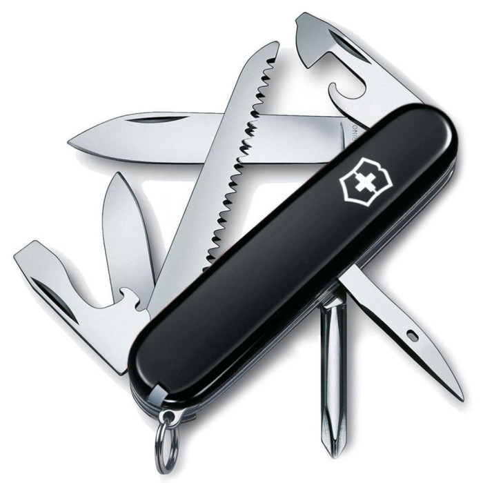 Нож Victorinox Hiker 91мм/13функ/чер  