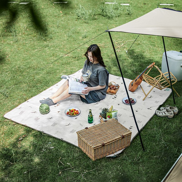 Коврик для пикника Naturehike 180*200 CNK2300DZ019, бежевый  