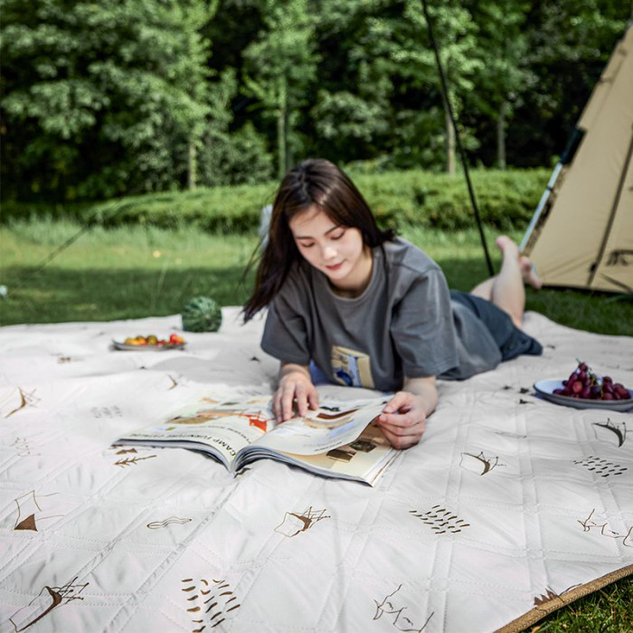 Коврик для пикника Naturehike 180*200 CNK2300DZ019, бежевый  