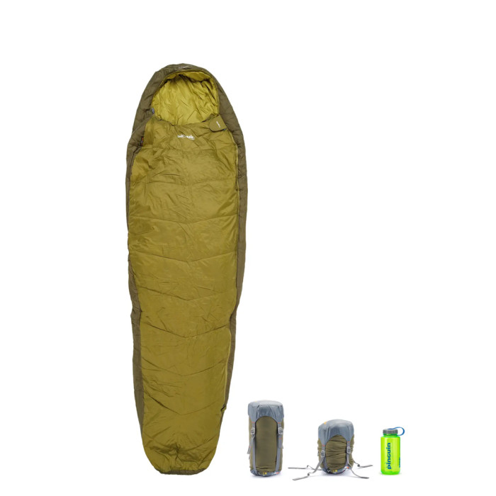 Спальный мешок Pinguin Tramp (11/7°C), 185 см - Left Zip, Khaki (PNG 237146) 2020  