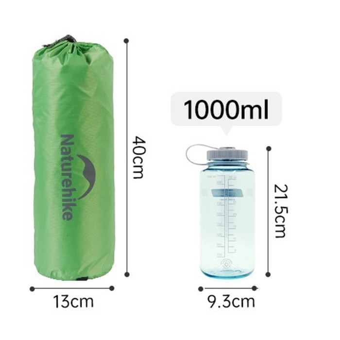 Палатка сверхлегкая двухместная Naturehike Cloud Up Base 2 CNK2450WS032, зеленая  