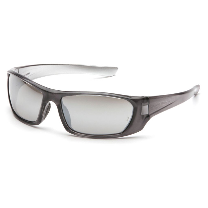 Очки Pyramex Outlander Nickel (silver mirror) зеркальные черные  