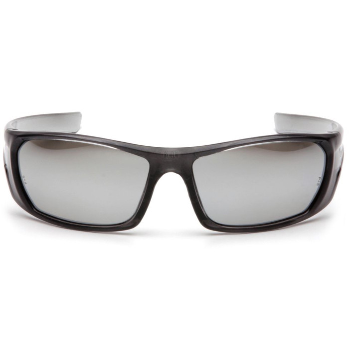 Очки Pyramex Outlander Nickel (silver mirror) зеркальные черные  