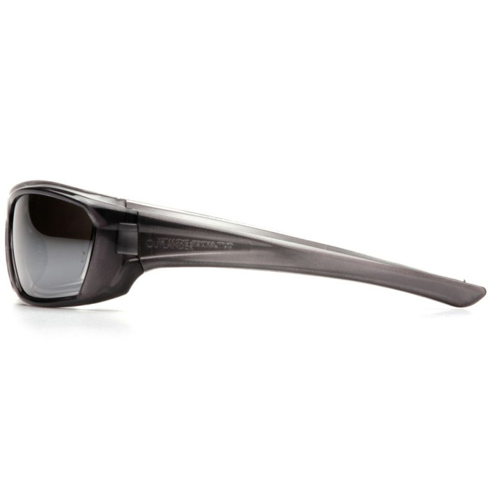 Очки Pyramex Outlander Nickel (silver mirror) зеркальные черные  