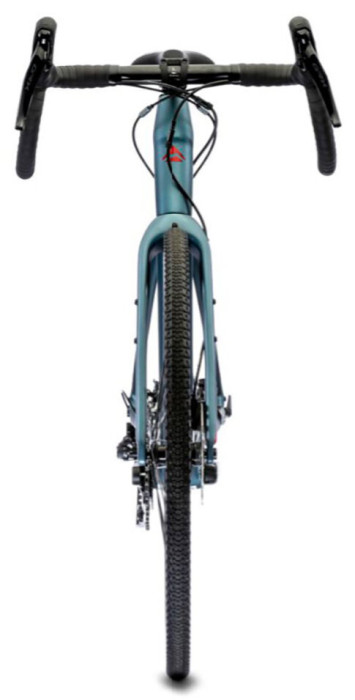 Велосипед Merida 2021 silex 4000 s(47) matt steel blue(glossy red)  