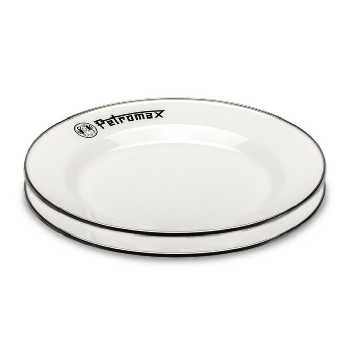 Набор тарелок эмалированных Petromax Enamel Plates 26 см Белый (2 шт)