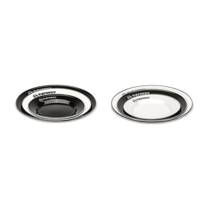 Набор тарелок эмалированных Petromax Enamel Plates 26 см Белый (2 шт)  