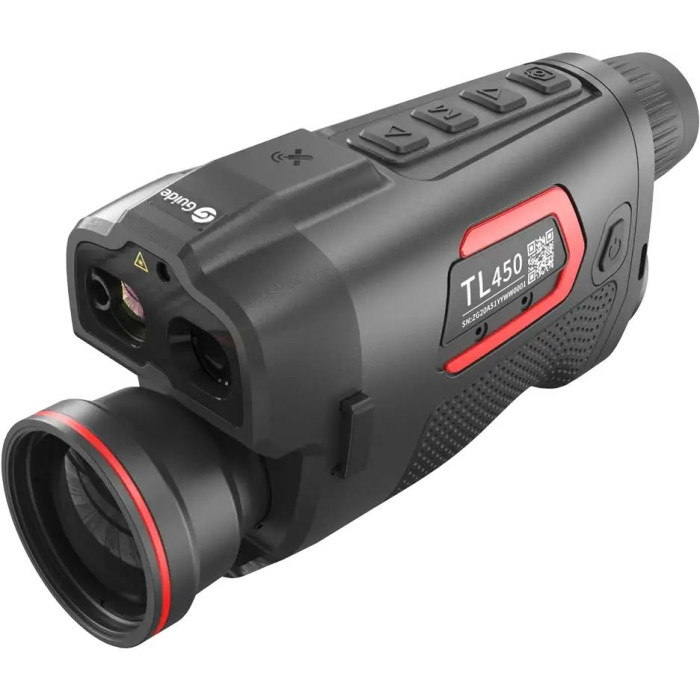 Монокуляр тепловизионный/цифровой GUIDE TL450 3,2-12,8x50 400х300@12μm с дальномером  