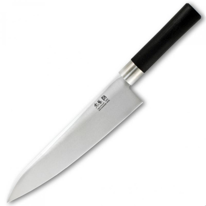 Нож кухонный Kanetsugu Japanese Hocho Chef's Knife 240mm Black plastic handle (4006)  