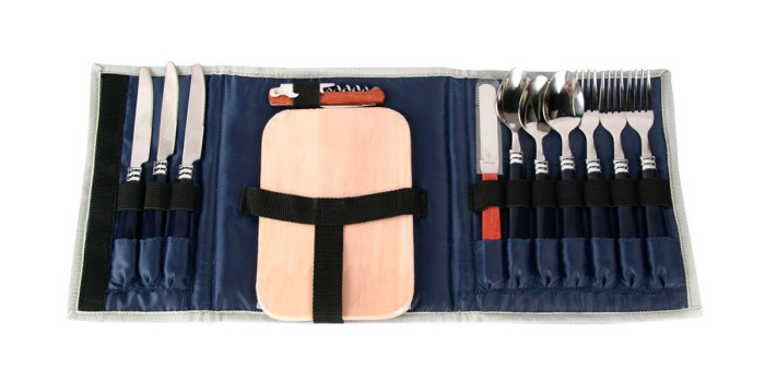 Набор для пикника KingCamp Picnic Cooking Wallet (KG2733) Blue CHECKERS  