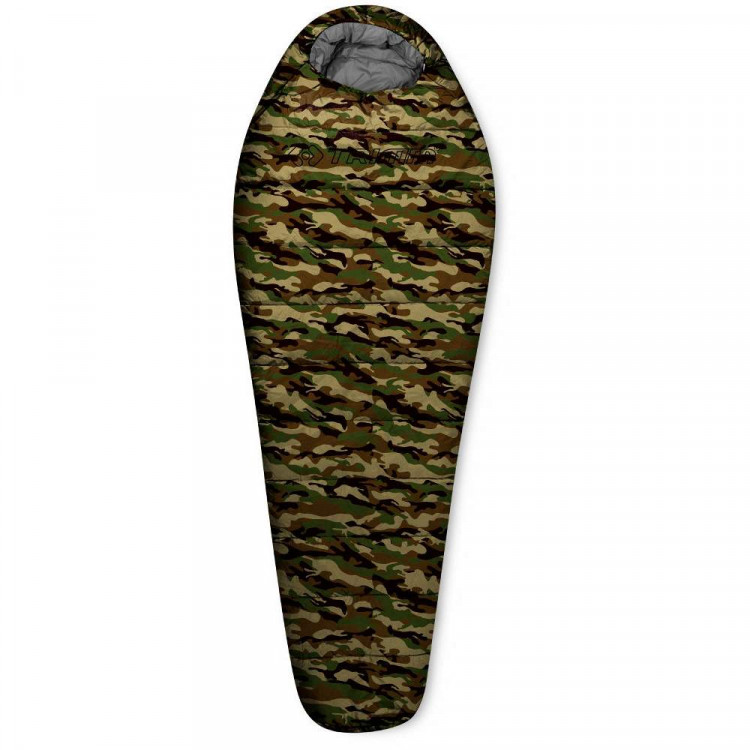Спальный мешок Trimm TRAPER camouflage - 185 R - камуфляж 