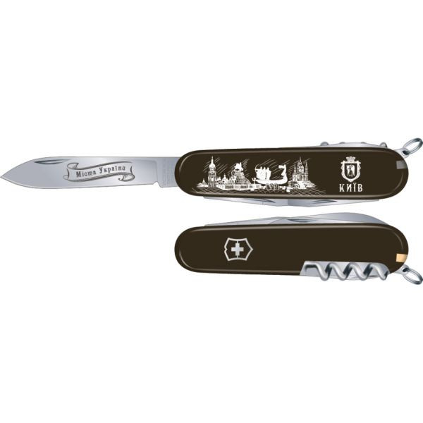 Складной нож Victorinox Spartan UKRAINE city Киев 1.3603.3R30  