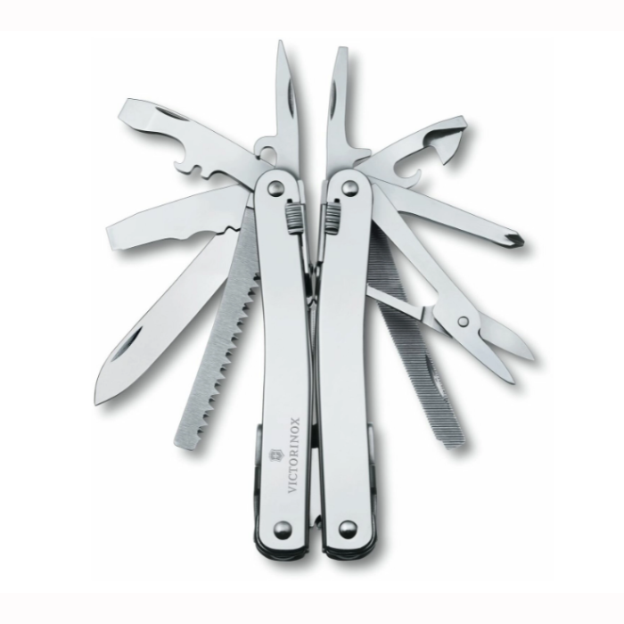 Многофункциональный инструмент Victrorinox Swiss Tool Spirit, X Plus, 105 mm, Leather Pouch  