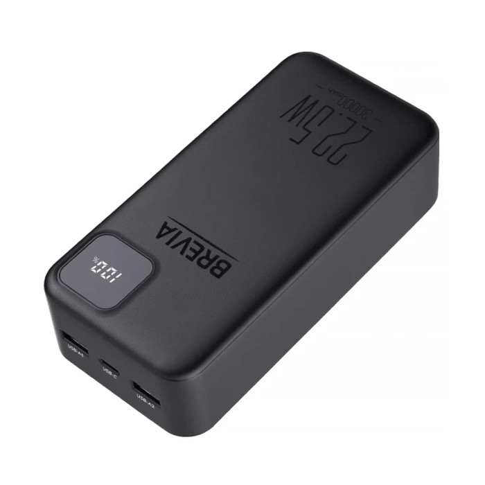 Повербанк (Power Bank) Brevia 30000mAh 22,5W Li-Pol, LCD  