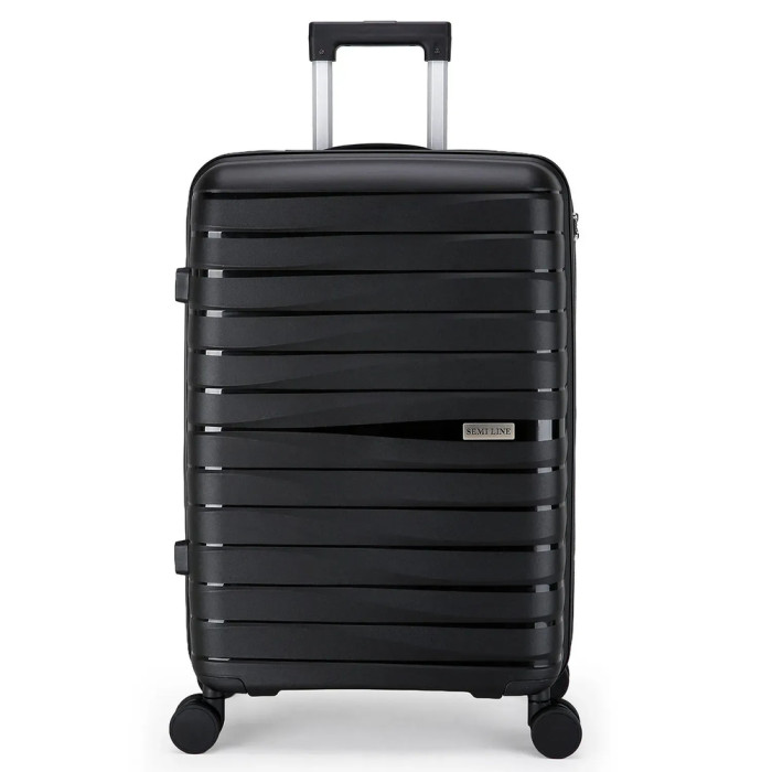 Чемодан Semi Line 24" (M) Black (T5794-2)  