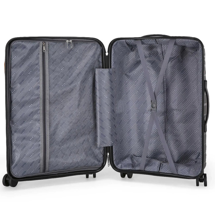 Чемодан Semi Line 24" (M) Black (T5794-2)  