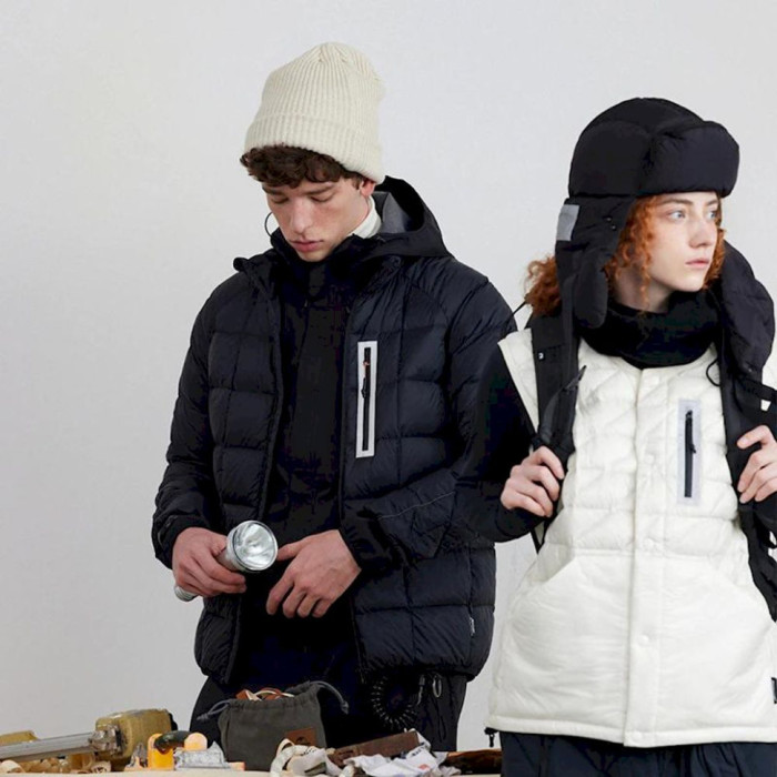 Пуховой жилет Naturehike CNH22YR019, размер L, зеленый  