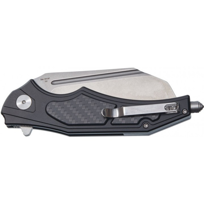 Нож Artisan Apache SW, D2, Aluminium/CF  